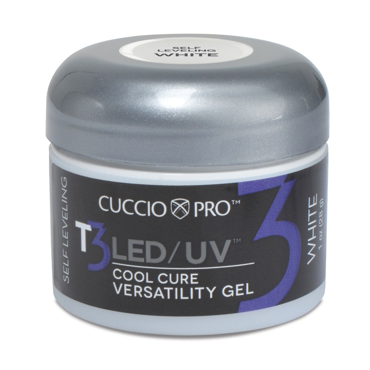 T3 LED/UV Self Levelling Gel – White 56g (2oz) – NEW