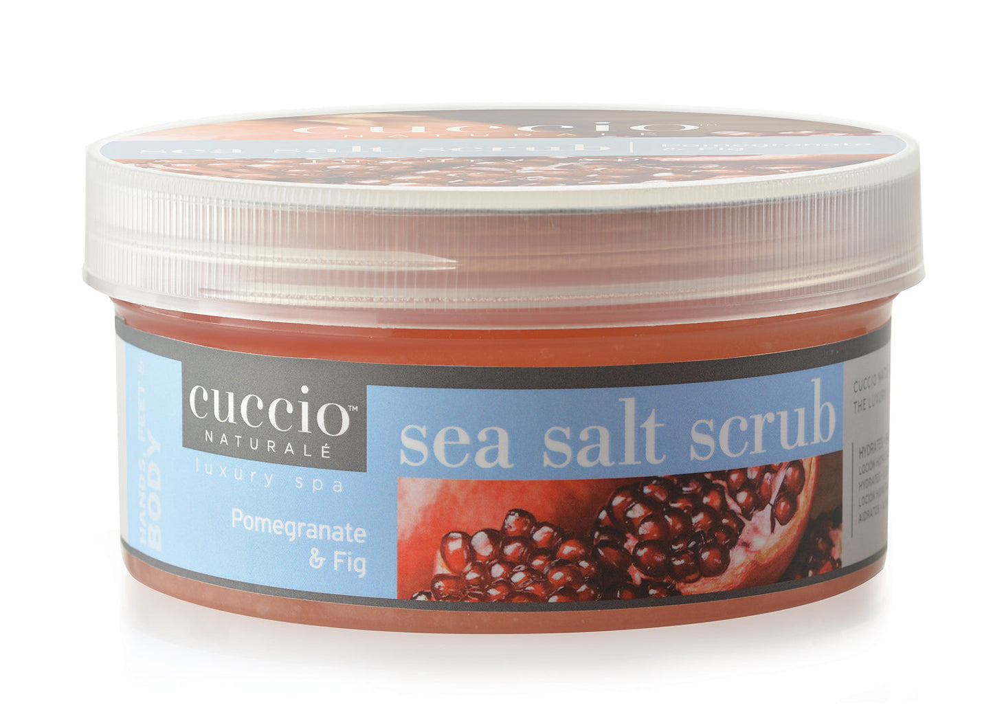 SEA SALT SCRUB POMEGRANATE & FIG(MED. CRYSTALS&FINE SEA SALT)