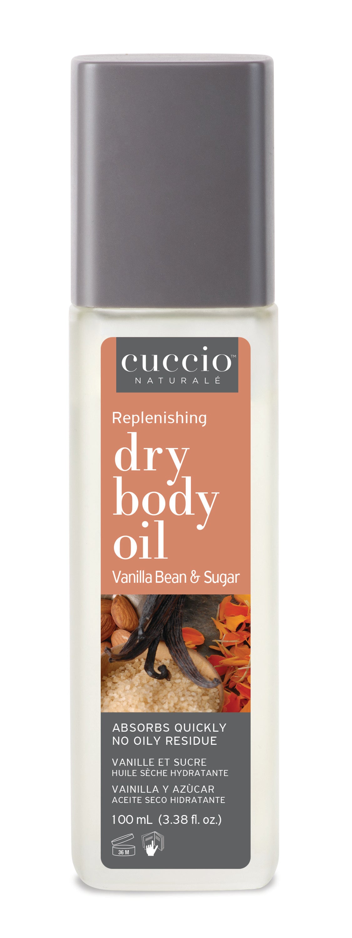 DRY BODY  OIL-VANILLA BEAN & SUGAR / 100 mL (3.38 fl. oz.)