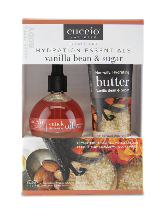 Vanilla Bean & Sugar Hydration Essentials Kit