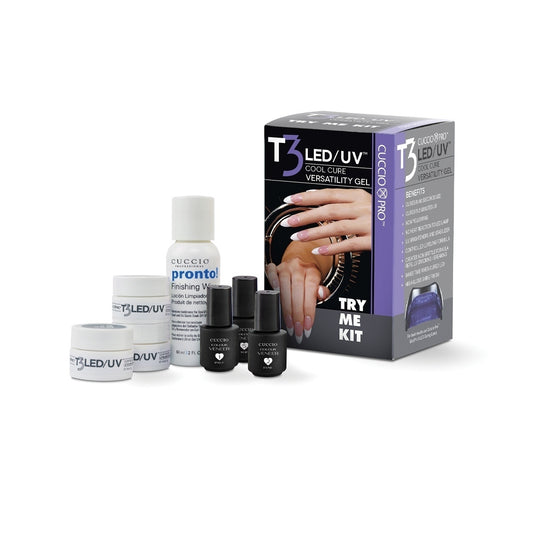 T3 LED/UV Controlled Levelling Gel Trial Kit