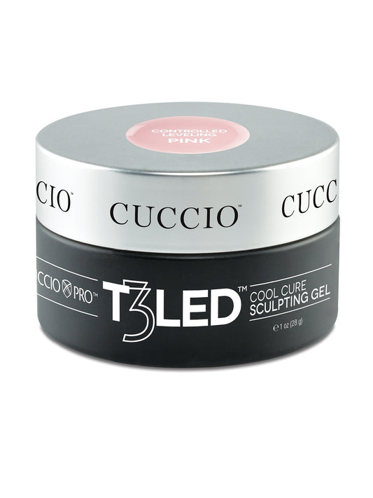 T3 LED/UV Controlled Levelling Gel Pink 28gm (1oz)