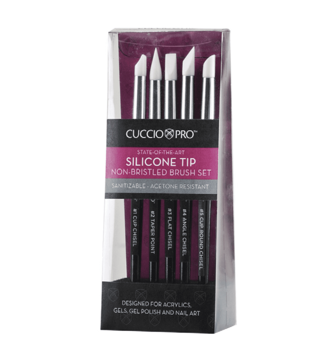 Silicone Tip Non-Bristled Brush Set